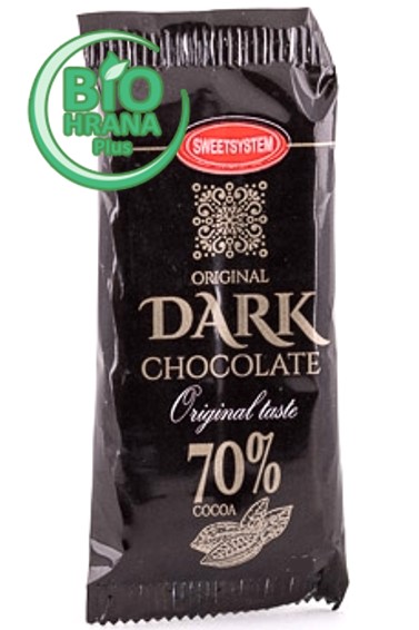 Crna cokolada 70%kakao 90 gr